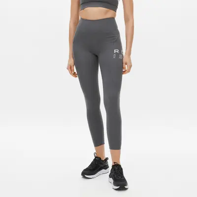 Endorphin Logo Tights, Dark Grey Melange