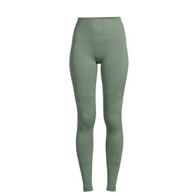 Essential Block Seamless High Waist Tights, Dusty Green