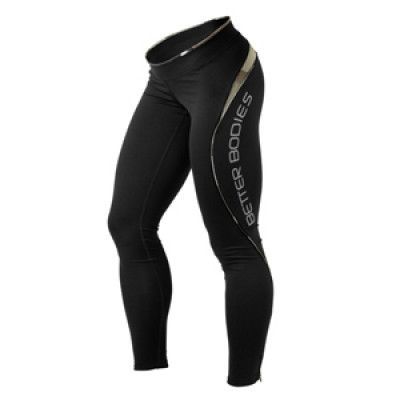 Fitness Long Tights, black/camoprint, Better Bodies