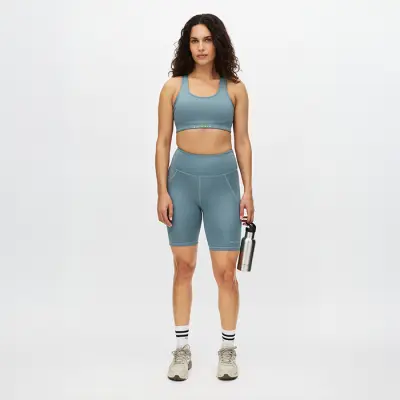 Flattering Cykeltights Blå