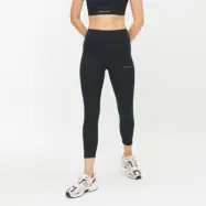 Flattering High Waist 7/8 Tights, Black