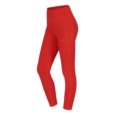 Flattering High Waist Tights, Fiery Red