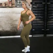 Gavelo Pop Army Green Tights - xl