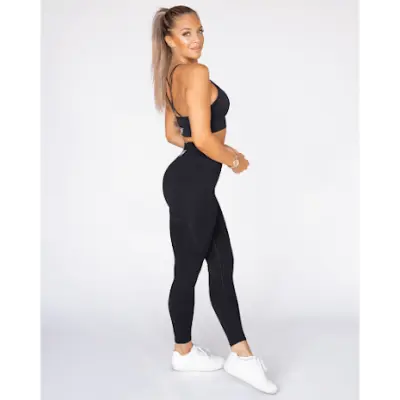 Gavelo Seamless Black Tights - l