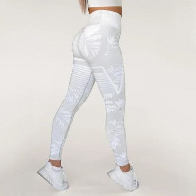 Gavelo Seamless Floral Tights Grey - m