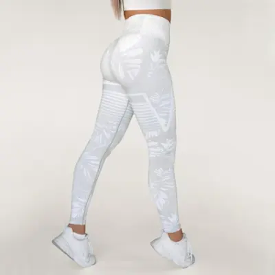 Gavelo Seamless Floral Tights Grey - s