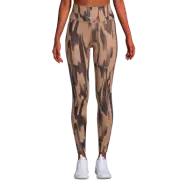 High Waist Printed Tights, Embrace Beige