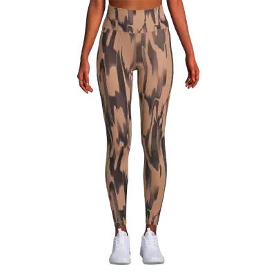 High Waist Printed Tights, Embrace Beige