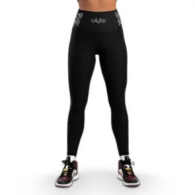Iconic Compression Leggings, black/white, xsmall