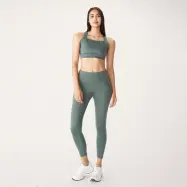 Kay Printed Tights, Balsam Green