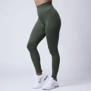 Luma Ribbed Seamless Tights Grön