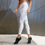Marblelicious Tights - White/grey / xs