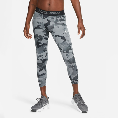 Nike Pro Camo Tights, Smoke Grey
