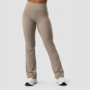 Nimble Flared Tights, Greige