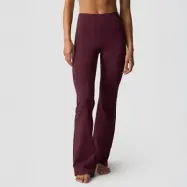Nimble Flared Tights Mörkbrun