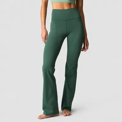 Nimble Flared Tights Grön