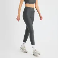 Ribbade Tights Grå