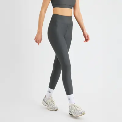 Ribbade Tights Grå