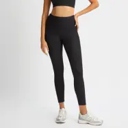 Ribbade Tights Svart