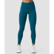 Ribbed Define Seamless Pocket Tights, Teal