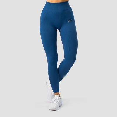 Ribbed Define Seamless Tights, Dark Navy