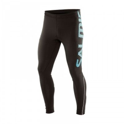 Running Tights Men, black/cyan, Salming Sports