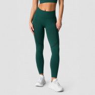 Rush Seamless Tights, Dark Green Melange