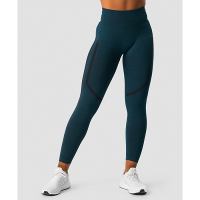 Rush Seamless Tights, Dark Teal