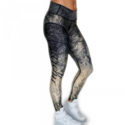 Sandstone Leggings, beige/black, Anarchy Apparel