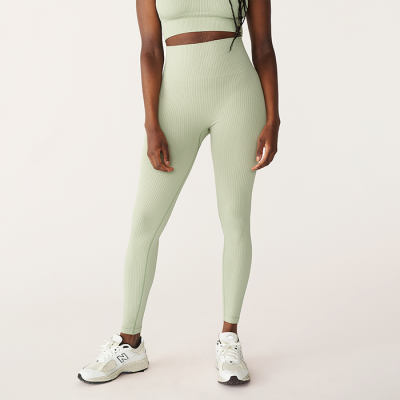 Seamless Rib Tights, Desert Sage