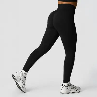 Shape Hidden Scrunch Träningstights Svart