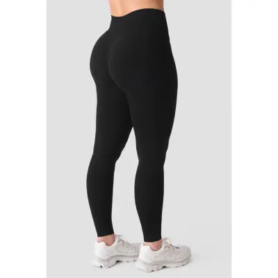 Smooth Seamless Tights V‑form Svart