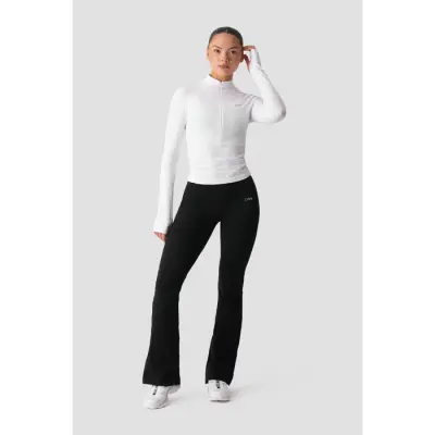 Smooth Seamless Utsvängda Tights Svart