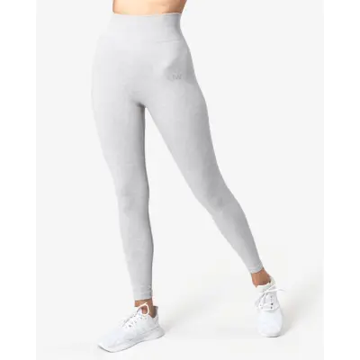 Snake Seamless Tights, Light Grey