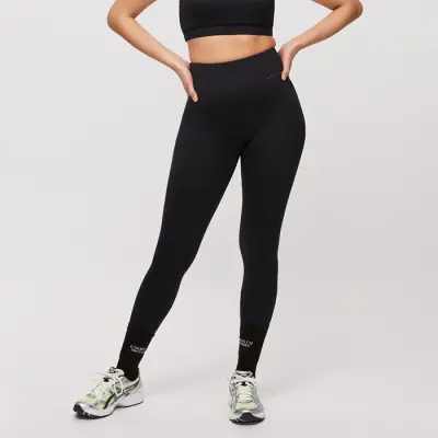 Soft High Waist Tights, Black