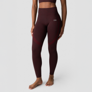 Soft Seamless Tights, Burgundy Melange