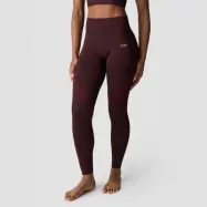 Soft Seamless Tights, Burgundy Melange