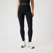 Studio Ribbed Tights Svart