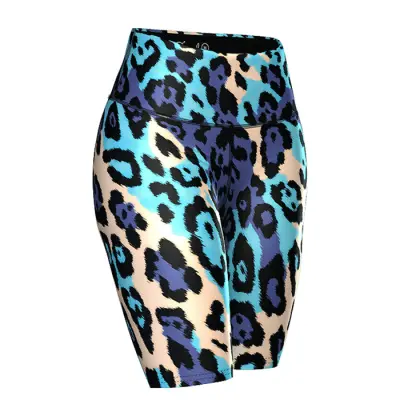 Vergara Short Tights, Blue/Beige