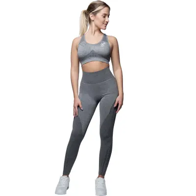 Wabisabi Seamless Leggings Taupe Grey - xs