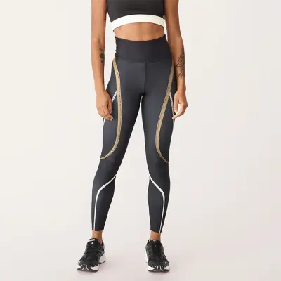 Wilma Sprint Tights, Obsidian Black