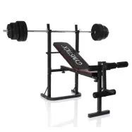 Gymstick Weight Bench With 40kg Set, Träningsbänk