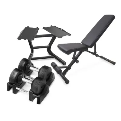 Hantelpaket 23,5 kg AB20, Hantlar, Ställ& Bänk