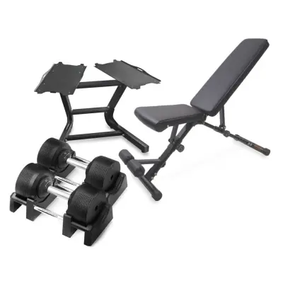 Hantelpaket 32,5 kg AB20, Hantlar, Ställ& Bänk