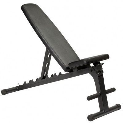 Master Fitness Master Black Bench LX – Fold, Träningsbänk