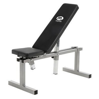 Master Fitness Träningsbänk Silver