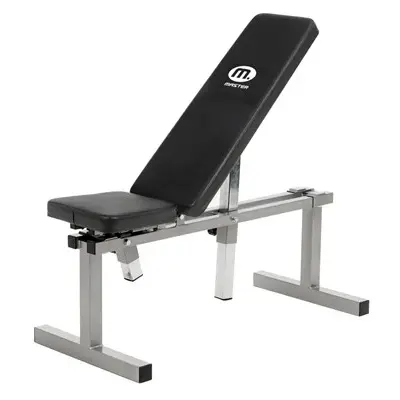 Master Fitness Träningsbänk Silver