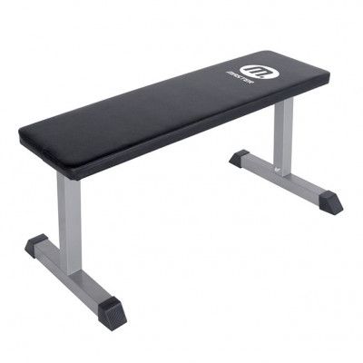 Master Fitness Flat Bench Silver, Träningsbänk