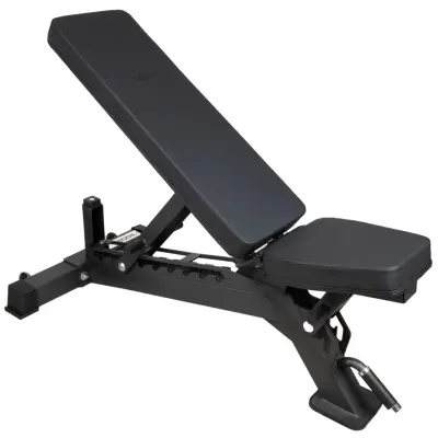 Recoil Träningsbänk Justerbar Maxvikt 1200kg Stål Svart Pro