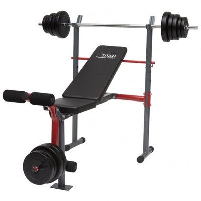 Titan Bench inkl. 50 kg viktset